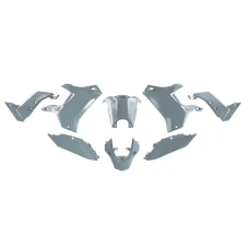 RACETECH (RTECH) 2023/12 КОМПЛЕКТ ПЛАСТІКОВ (БЕЗ ПЕРІД КРИЛА) T7 REVOLUTION YAMAHA TENERE 700 '19-'24 КОЛІР СІРИЙ