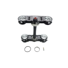 XTRIG ПОЛКИ ПІДВІСКИ ПЕРІД ROCS PRO TRIPLE CLAMPS KTM SX/SXF '23-'24, EXC/EXC-F '24; HUSQVARNA TC/FC '23-'24; GAS GAS EC/ECF/MC/MCF '24 (OFFSET 20MM-22MM) КОЛІР ЧОРНИЙ
