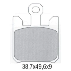 GALFER КОЛОДКИ ДИСКОВІ ТОРМОЗНІ KH369/4 POLMETALICZNE (OFERTA SPECJALNA) WYCOFANE Z OFERTY