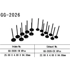 VESRAH КЛАПАН ВПУСКНИЙ YAMAHA YZF R6 99-02 (OEM: 20S-12111-00,5EB-12111-00,5EB-12111-10) (1 ШТ.) (MADE IN JAPAN)
