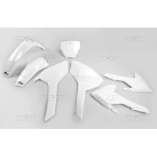 UFO КОМПЛЕКТ ПЛАСТІКОВ HUSQVARNA TC/FC 125/250/300/350/450 '16-'18 (Z WYJATKIEM TC 250 '16) КОЛІР OEM '17 (БІЛИЙ) (HU616E041)