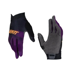 LEATT (НОВИНКА 2024) РУКАВИЦІ ВЕЛОСИПЕДІВ (DAMSKIE) MTB 1.0 GRIPR WOMEN GLOVE PURPLE КОЛІР FIOLETOWY/CZARNY РОЗМІР L