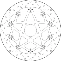 BREMBO SERIE ORO BRAKEDISC ПЛАВАЮЧИЙ