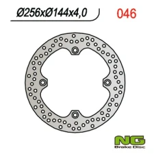 NG ДИСК ТОРМОЗНИЙ ПЕРІД HONDA XL 600V TRANSALP '97-'99, NX 650 DOMINATOR '88-'04, XR 650L '93-21,CB450S 85-89 (255X144X4MM) (4X10,5MM)