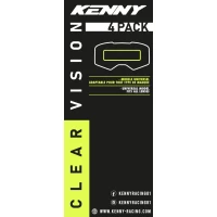 KENNY RACING VISION PERFORMANCE ПЛІВКА ЗАХИСНИЙ DO GOGLI(60MM X150MM) (PACK 4)