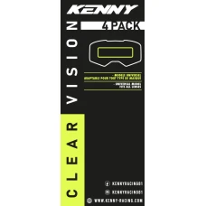 KENNY RACING VISION PERFORMANCE ПЛІВКА ЗАХИСНИЙ DO GOGLI(60MM X150MM) (PACK 4)