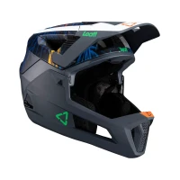 LEATT (НОВИНКА 2024) ШОЛОМ ВЕЛОСИПЕДИ MTB ENDURO 4.0 (WYPINANA SZCZEKA) V24 HELMET JUNGLE КОЛІР GRANATOWY/BIALY РОЗМІР S (51-55 CM)