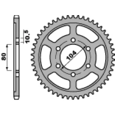 ЗАДНЯ ЗІРКА PBR 4359 41 C45 KAWASAKI ZX9R (02-04), ZX 10R (08-10) (JTR1489.41) (LANC. 525)