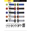 PROGRIP ПЕРЕМИКАЧІ PG708 ВИКЛЮЧЕНИЙ ROAD Z БЛОК SCS LOCK-ON + 6 ADAPTEROW ROLGAZU (22+25MM) КОЛІР ЧОРНИЙ ЧЕРВОНИЙ DWUSKLADNIKOWE (708-149) - зображення 2