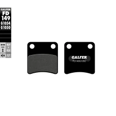 GALFER КОЛОДКИ ДИСКОВІ ТОРМОЗНІ KH257 POLMETALICZNE ПЕРІД, DAELIM 50, HONDA DIO 50, SYM 50
