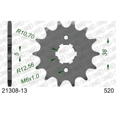 AFAM 2026/04 ШЕСТЕРНЯ ПЕРІД 2076 13 YAMAHA XV 125 VIRAGO '97-'01 (JTF1573.13) (LANC. 520)
