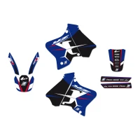 BLACKBIRD КОМПЛЕКТ НАЛІПОК (OKLEIN) YAMAHA YZ125/250 '93-'95 DREAM 4 КОЛІР СИНІЙ/ЧОРНИЙ