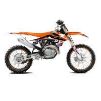BLACKBIRD КОМПЛЕКТ НАЛІПОК (OKLEIN) KTM SX/SX-F '19-'22, EXC/EXC-F '20-'23 DREAM 5 ХРОМ EFX КОЛІР КОЛІР ПОМАРАНЧ ЧОРНИЙ