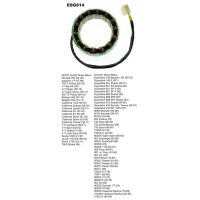 ELECTROSPORT UZWOJENIE ГЕНЕРАТОР (STATOR) DUCATI / MOTO GUZZI (STARE МОДЕЛІ) (2 ПРОВОДА)