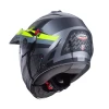 CABERG ШОЛОМ SZCZEKOWY FLIP-UP ENDURO МОДЕЛЬ TOURMAX X SARABE КОЛІР СІРИЙ MAT\/CZARNY\/ZOLTY FLUO РОЗМІР L - зображення 4