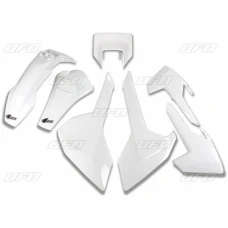 UFO КОМПЛЕКТ ПЛАСТІКОВ HUSQVARNA TX/TE/FE '17-'19 Z ЗАХИСТ ФАРИ КОЛІР БІЛИЙ (HU621E041)