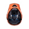 LEATT (НОВИНКА 2024) ШОЛОМ ВЕЛОСИПЕДИ MTB GRAVITY 4.0 V24 HELMET FLAME КОЛІР POMARANCZOWY\/BORDOWY\/BIALY РОЗМІР S (55-56 CM) - зображення 7