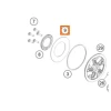 KTM OEM ПРУЖИНА ДИСКОВА КОМПЛЕКТА СЦЕПЛЕННЯ KTM SX 125 '19-'27, SX 150 '19-'22, EXC 150 '20-'25, HUSQVARNA TC 125 '19-'27, TE 150 '20-'25, TE 125 '25-'27, GAS GAS MC 125 '21-'26, EC 125 '25 - зображення 2
