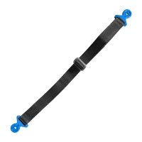 BIKETEC РЕМІНЬ DO WYCIAGANIA МОТОЦИКЛА ПІД KTM, 530CM X 2,5MM X 25MM  КОЛІР МАТЕРІАЛ ЧОРНИЙ, MATEAL СИНІЙ