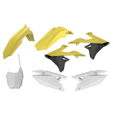 POLISPORT КОМПЛЕКТ ПЛАСТІКОВ SUZUKI RMZ 250 '19-'23; RMZ 450 '18-'23 КОЛІР OEM ЖОВТИЙ