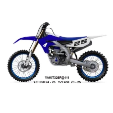 UFO 2025/04 КОМПЛЕКТ ПЛАСТІКОВ (ПОВНИЙ KIT) Z OSLONAMI ТЕЛЕСКОПІЧНИЙ (АМОРТИЗАТОРІВ) YAMAHA YZF 250 '24-'25, YZF 450 '23-'25 КОЛІР СИНІЙ / БІЛИЙ