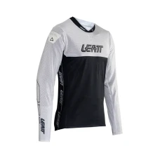 LEATT (НОВИНКА 2024) СОРОЧКА ROWEROWA MTB GRAVITY 4.0 JERSEY WHITE КОЛІР BIALY/CZARNY РОЗМІР L