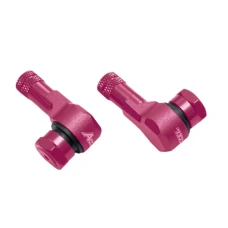 ACCEL ЗАПІРНИЙ КРАН КОМПЛЕКТ. (2 ШТУКИ) КОЛІР ЧЕРВОНИЙ (VC-02RD)