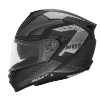 NOX ШОЛОМ INTEGRALNY (ПОВНИЙ FACE) Z БЛЕНДА N304S CARVER КОЛІР CZARNY/TYTANOWY МАТОВА РОЗМІР L