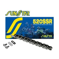 SUNSTAR ЛАНЦЮГ 520SSR-116N (520V) DO 400 CCM (O RING) КОЛІР NATURALNY