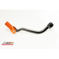 ACCEL РИЧАГ ЗМІНИ ПЕРЕДАЧ KTM 4T SXF/EXCF 250/450/520/525/530, EXCF 350 АЛЮМІНІЙ КОЛІР ЧОРНИЙ, НАКОНЕЧНИК POMARANCZOWA (LCA4301)