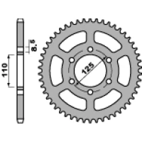 ЗАДНЯ ЗІРКА PBR 1514 38 C45 CAGIVA 125 FRECCIA 87 (LANC. 520)