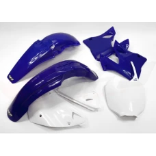 UFO КОМПЛЕКТ ПЛАСТІКОВ YAMAHA YZ 125 '00-'01, YZ 250 '00-'01 КОЛІР OEM (БІЛИЙ/СИНІЙ) (YA300E999)