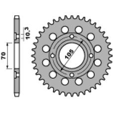 ЗАДНЯ ЗІРКА PBR 278 38 C45 HONDA CB 250/360/400 73-79 (LANC. 530) (JTR278.38)