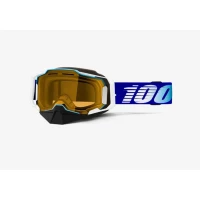 100 ПРОЦЕНТ ОКУЛЯРИ SNOWMOBILE DUAL PANE VENTED BLUE - ЖОВТИЙ LENS КОЛІР СИНІЙ СКЛО КОЛІР ЖОВТИЙ