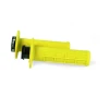 RACETECH ПЕРЕМИКАЧІ R20 LOCK-ON (22+25MM) КОЛІР ЖОВТИЙ NEON (HALF WAFFLE) + 8 ADAPTEROW ROLGAZU - зображення 1