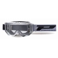 PROGRIP 2024/11 ОКУЛЯРИ PG3300-414 TR VISION КОЛІР СРІБНИЙ МАТОВА (СТІКЛО PG3310 PRZEZROCZYSTA ANTISCRATCH, NO FOG, ANTI UV)