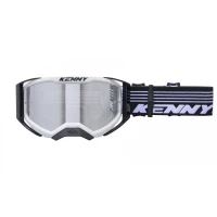 KENNY RACING ОКУЛЯРИ МОДЕЛЬ PERFORMANCE LEVEL EVO 1  BLACK - ЧИСТИЙ LENS - КОЛІР BIALY/CZARNY СКЛО PRZEZROCZYSTA