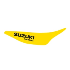 TECNOSEL (BLACKBIRD) ПОКРИВКА/ПОКРИВКА NA СИДІННЯ SUZUKI RM 125/250 '93-'95, REPLICA TEAM SUZUKI '93, КОЛІР ЖОВТИЙ, ЛОГОТИП SUZUKI