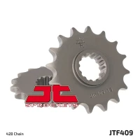 ПЕРЕДНЯ ЗІРОЧКА JT 15T КРОК 428 — SUZUKI DR 125 85-00
