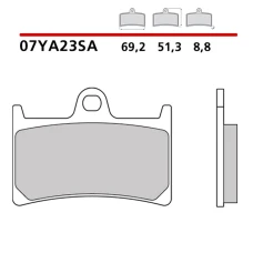 BREMBO 2026/03 КОЛОДКИ ДИСКОВІ ТОРМОЗНІ KH252 / KH380 SINTER SA (SPIEK METALICZNY) ПЕРІД (ECE R90)