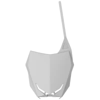 POLISPORT НОМЕР ПЛИТА RMZ450 OEM, КОЛІР 2018-19 БІЛА (12)