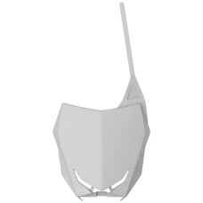 POLISPORT НОМЕР ПЛИТА RMZ450 OEM, КОЛІР 2018-19 БІЛА (12)