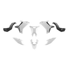 RACETECH (RTECH) 2025/12 КОМПЛЕКТ ПЛАСТІКОВ (БЕЗ ПЕРІД КРИЛА) T7 YAMAHA TENERE 700 '25-'26 КОЛІР БІЛИЙ / ЧОРНИЙ