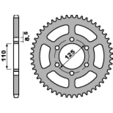 ЗАДНЯ ЗІРКА PBR 1514 39 C45 CAGIVA 125 FRECCIA 88-89, BLUES 87-95 (LANC. 520)