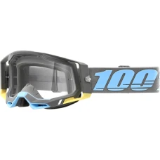 100 ПРОЦЕНТ ОКУЛЯРИ МОДЕЛЬ RACECRAFT 2 TRINIDAD - ЧИСТИЙ LENS - КОЛІР SZARY/NIEBIESKI/ZOLTY ХВІРТКА PRZEZROCZYSTA