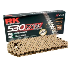 RK ЛАНЦЮГ ПРИВІДНИЙ GB530ZXW-118 (XW-RING) КРИШКА (CLF) W КОМПЛЕКТІ КОЛІР ЗОЛОТИЙ