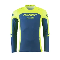 KENNY RACING СОРОЧКА CROSS/ENDURO МОДЕЛЬ PERFORMANCE SOLID NEON ЖОВТИЙ КОЛІР ЖОВТИЙ FLUO/NIEBIESKI РОЗМІР XL