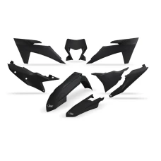 UFO 2024/01 КОМПЛЕКТ ПЛАСТІКОВ KTM EXC 150 / 250 / 300 '24, EXC-F 250 / 350 / 450 / 500 '24 КОЛІР ЧОРНИЙ