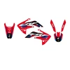 BLACKBIRD КОМПЛЕКТ НАЛІПОК (OKLEIN) HONDA CRF 150 '07-'24 DREAM 5 КОЛІР ЧЕРВОНИЙ - зображення 2