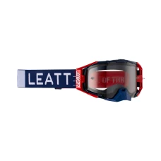 LEATT (НОВИНКА 2023) ОКУЛЯРИ VELOCITY 6.5 GOGGLE ROYAL LIGHT GREY 58% - КОЛІР CZERWONY/GRANATOWY ХВІРТКА DYMIONE ЗЕРКАЛО СІРИЙ КОЛІР